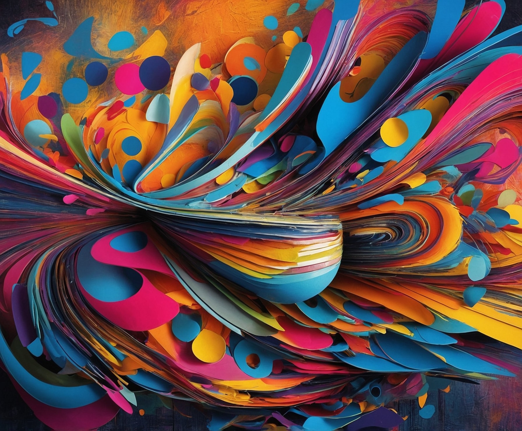 Ilustración de arte encantado creativo y vibrante